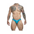 MaleBasics JUSTIN + SIMON Classic Bikini Turquoise XL