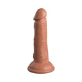 King Cock Elite 7 in. Dual Density Silicone Cock Realistic Dildo With Suction Cup Tan - Fantasies Boutique