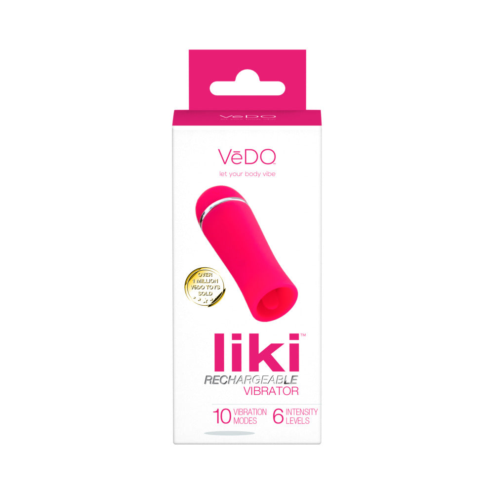 Vedo Liki Rechargeable Flicker Foxy Pink - Fantasies Boutique