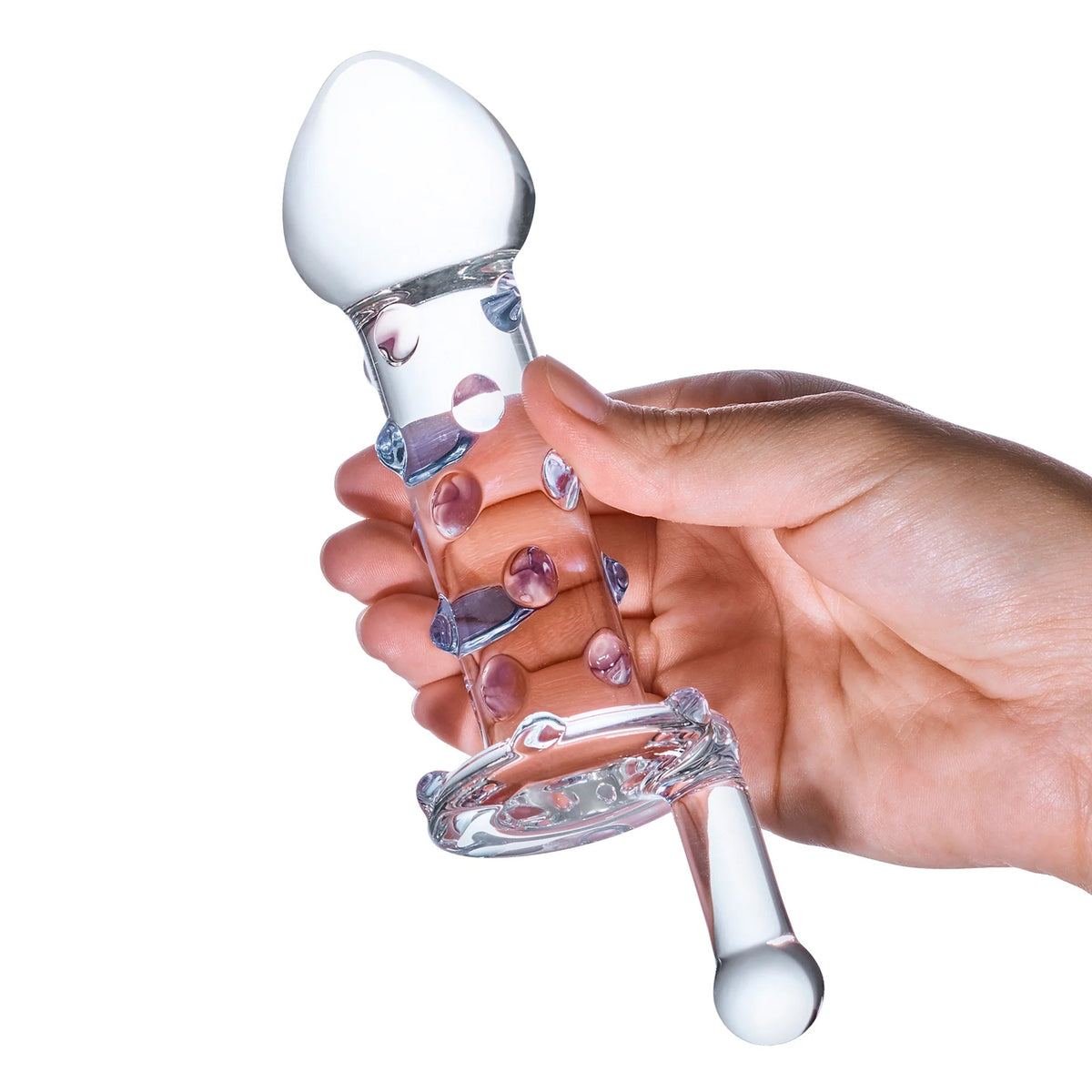 Glas 6.5 in. Candy Land Juicer Rotating Dildo - Fantasies Boutique