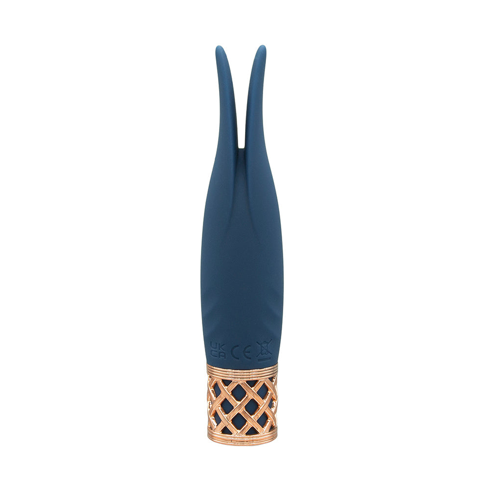 Pillow Talk Secrets Playful Rechargeable Silicone Clitoral Vibrator Navy - Fantasies Boutique