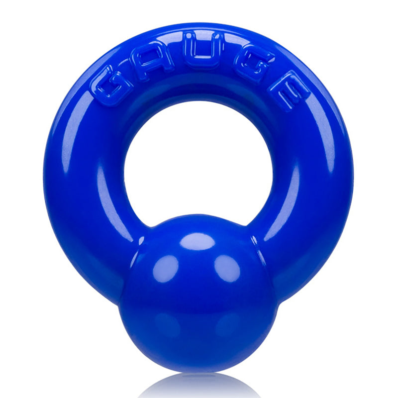 OxBalls Gauge Cockring Police Blue - Fantasies Boutique
