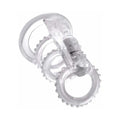 Fantasy X-tensions Vibrating Cock Cage Clear - Fantasies Boutique