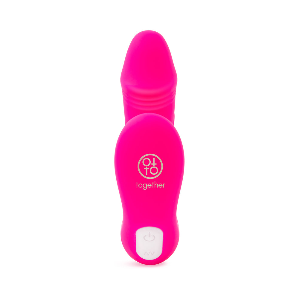 Together Internal Kiss Remote Control Vibe Pink - Fantasies Boutique