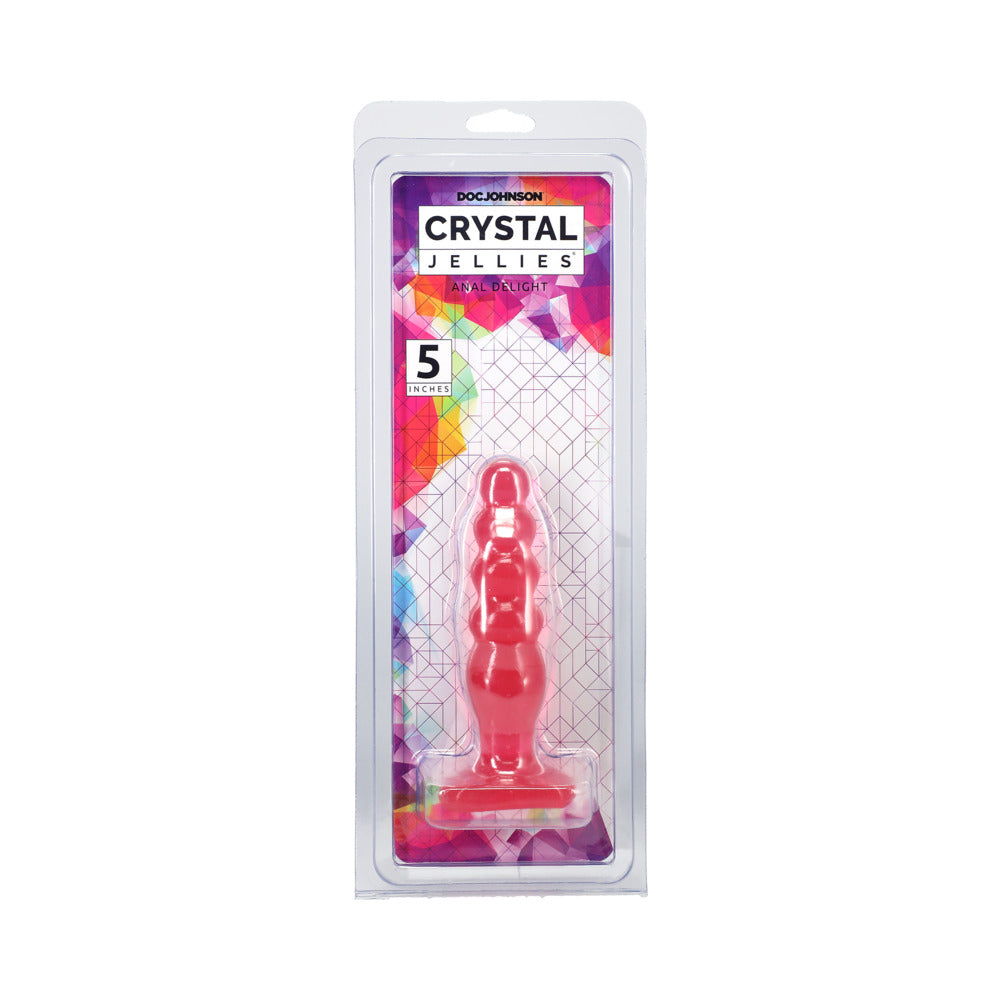 Crystal Jellies - Anal Delight Pink 5in - Fantasies Boutique