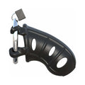 Fantasy C-Ringz Hardcore Silicone Cock Blocker Locking Chastity Cage Black - Fantasies Boutique