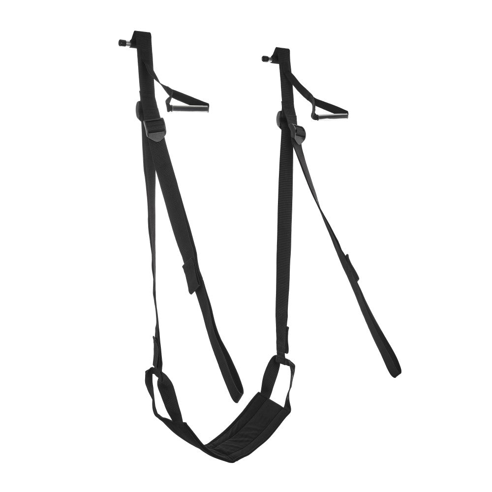 Sportsheets Adjustable Door Jam Sex Sling Black - Fantasies Boutique