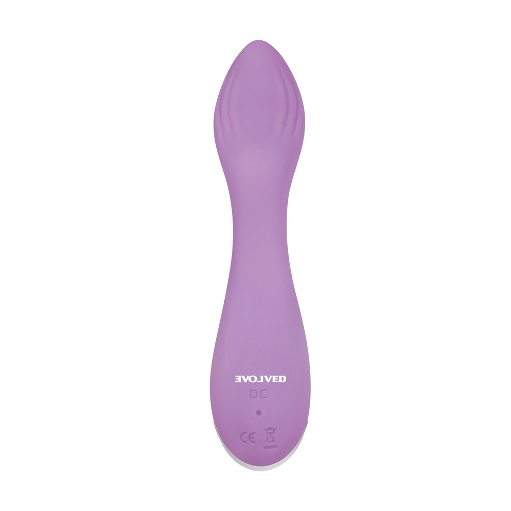 Evolved Lilac G Rechargeable Silicone G-Spot Vibrator Purple - Fantasies Boutique