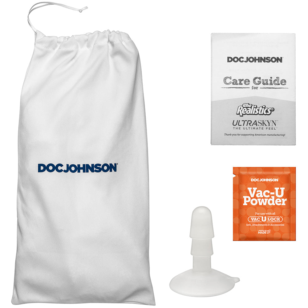 Signature Cocks Alex Jones ULTRASKYN 11 in. Dual Density Dildo with Removable Vac-U-Lock Suction Cup Tan - Fantasies Boutique