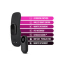 Temptasia Panty Vibe Rechargeable Remote-Controlled Silicone Wearable Vibrator Black - Fantasies Boutique