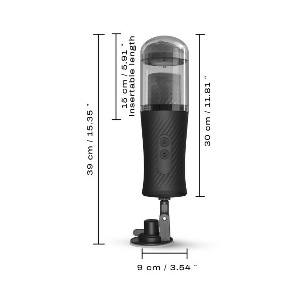 Dorcel Thrust Blow Rechargeable Thrusting Vaginal Masturbator with Removeable Suction Cup - Fantasies Boutique