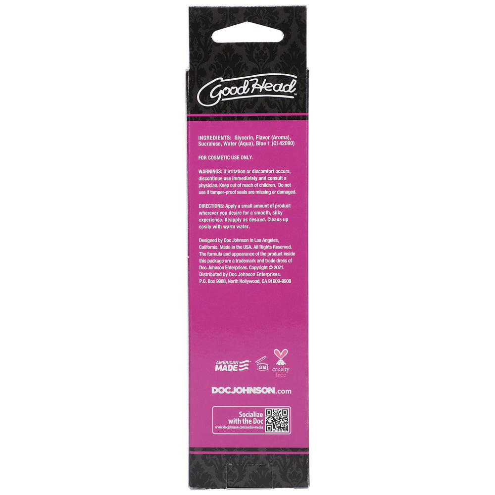 GoodHead Warming Head Oral Delight Gel Cotton Candy 4 oz.