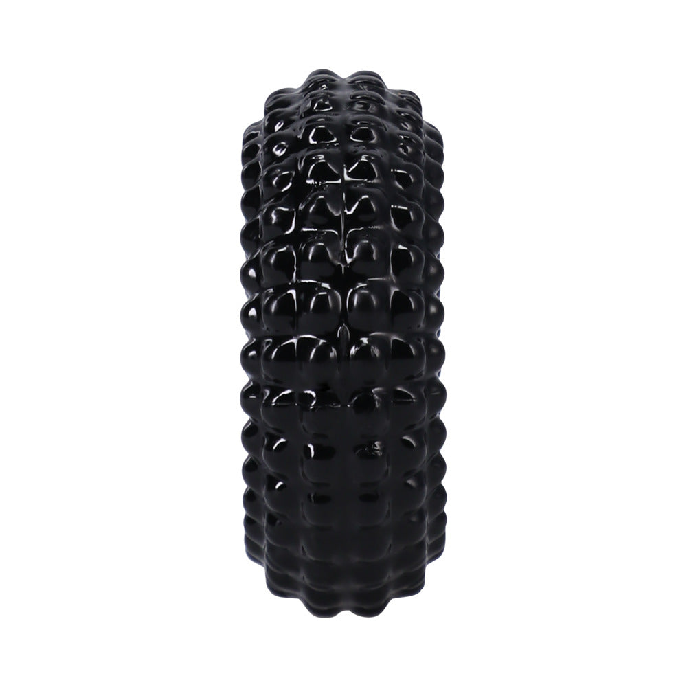 Rock Solid Radial Black C Ring in a Clamshell - Fantasies Boutique