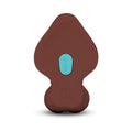 b-Vibe Slipskin Realistic Silicone Dildo 10 in. Curved Brown
