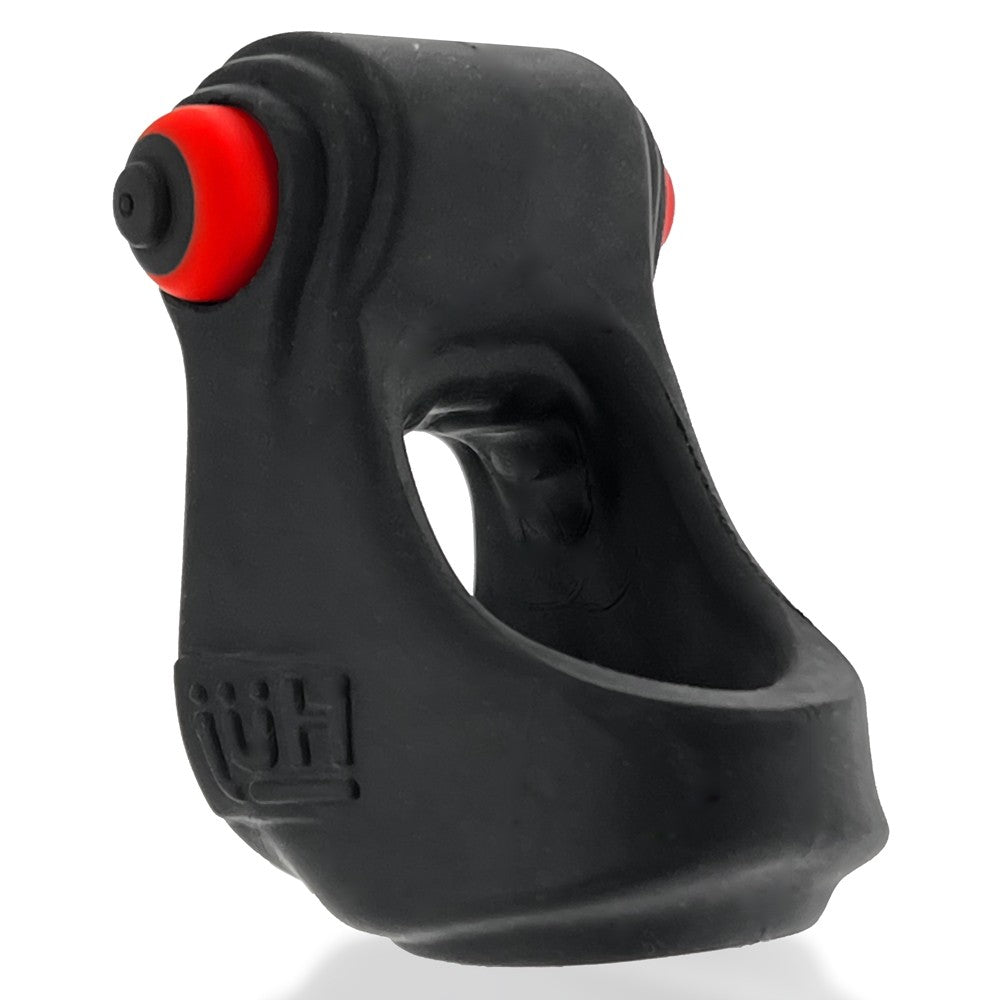 Hunkyjunk Revsling Cock & Ball Sling with Bullet Vibrator Tar Ice - Fantasies Boutique