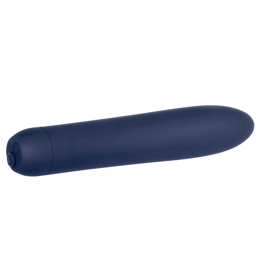 Evolved Straight Forward Rechargeable Slimline Vibrator Blue