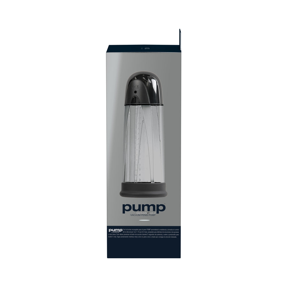 Pump Rechargeable Vacuum Penis Pump Black - Fantasies Boutique