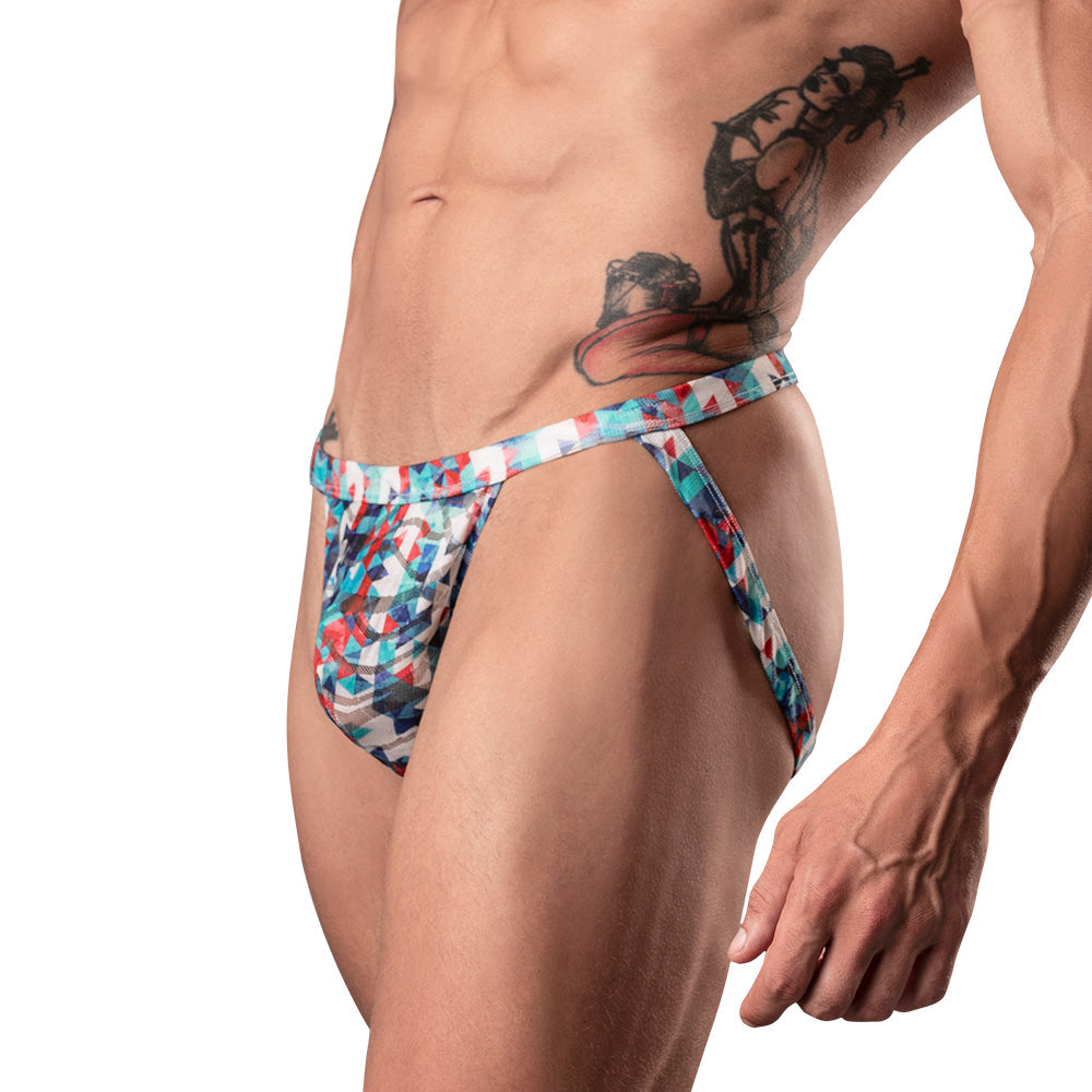 Male Power Your Lace Or Mine Jock Geometric S/M