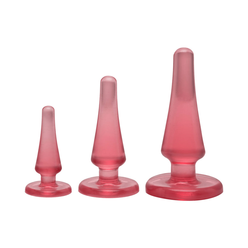 Crystal Jellies - Anal Initiation Kit Pink - Fantasies Boutique