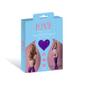 Magic Silk Seamless Bra, Panty & Thigh Highs Violet O/S