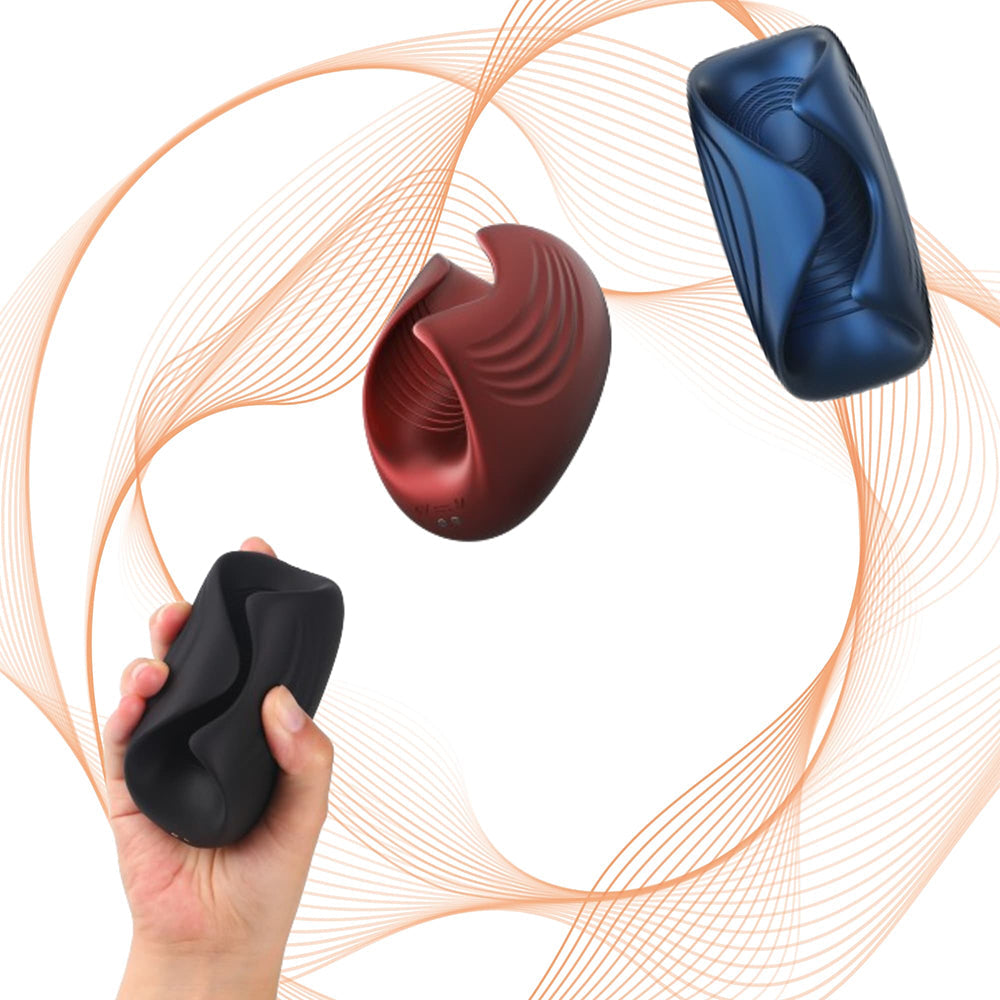 MAN WAN Sub One Tapping Stimulator Velvet Red