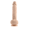 Evolved Full Monty Rechargeable Remote-Controlled Thrusting Twirling 9 in. Silicone Dildo Light - Fantasies Boutique