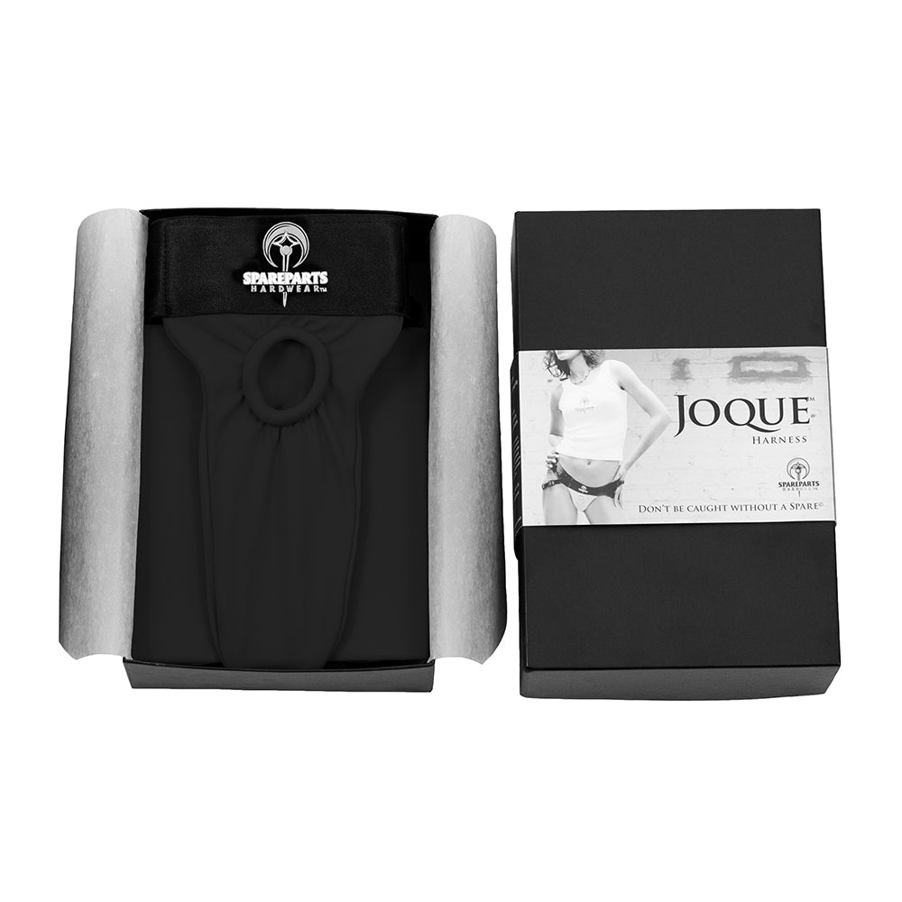SpareParts Joque Double Strap Harness Black Size A - Fantasies Boutique