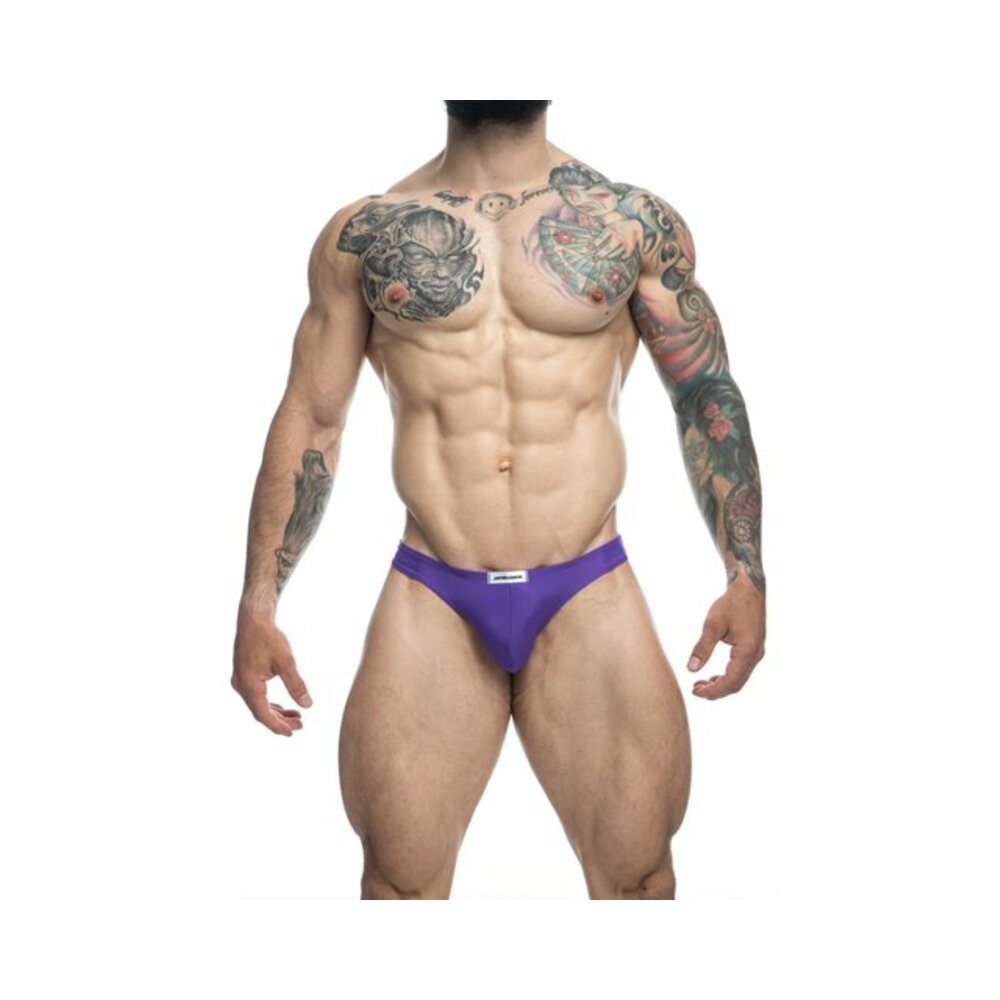 MaleBasics JUSTIN + SIMON Classic Bikini Purple XL
