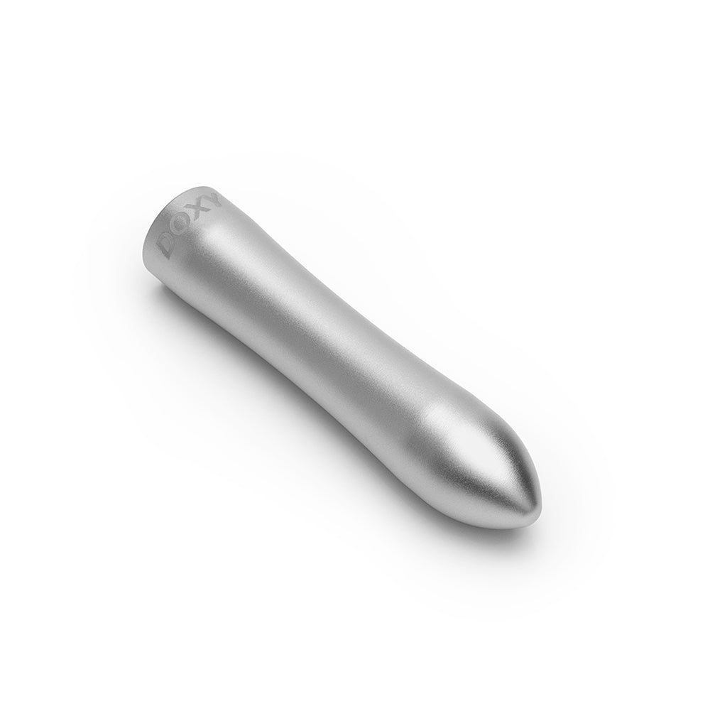 Doxy Bullet Rechargeable Vibrator Silver - Fantasies Boutique