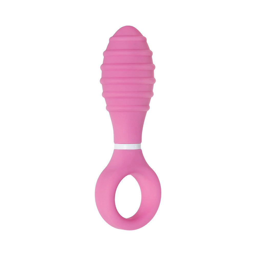 Evolved Double Date Rechargeable Silicone Vibrating Anal Plug and Clit Stimulator Couples Set Pink - Fantasies Boutique