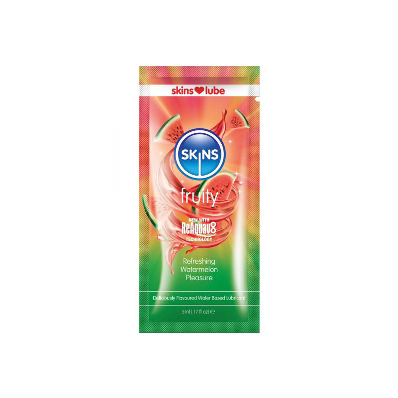 Skins Watermelon Water-Based Lubricant 5 ml - Fantasies Boutique