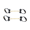 Temptasia Ardor Wrist & Ankle Restraints Black with Bow