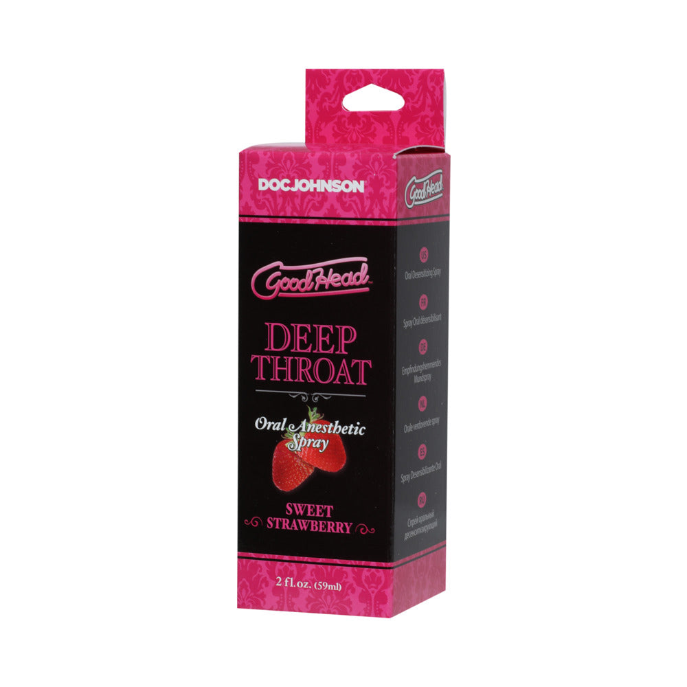 GoodHead - Deep Throat Spray - Sweet Strawberry - Fantasies Boutique