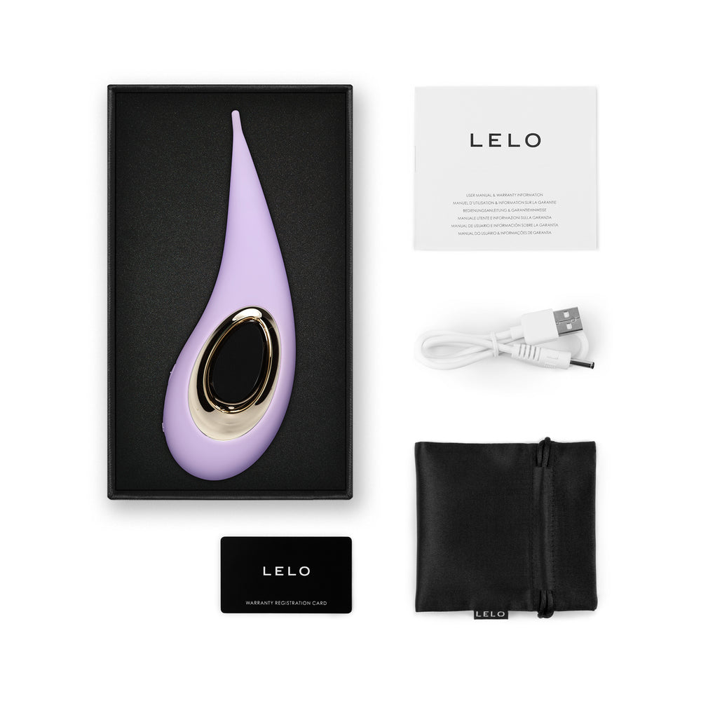 LELO DOT Elliptical Clitoral Stimulator Lilac - Fantasies Boutique