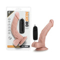 Dr. Skin Dr. Sean Realistic 8 in. Vibrating Dildo with Balls Beige - Fantasies Boutique