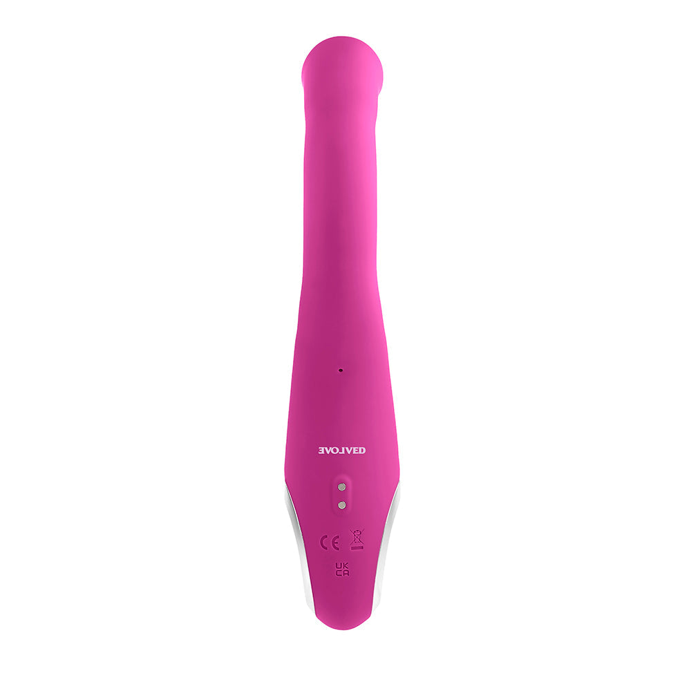 Evolved Strike A Pose Rechargeable Posable Tapping Suction Silicone Vibrator Pink - Fantasies Boutique