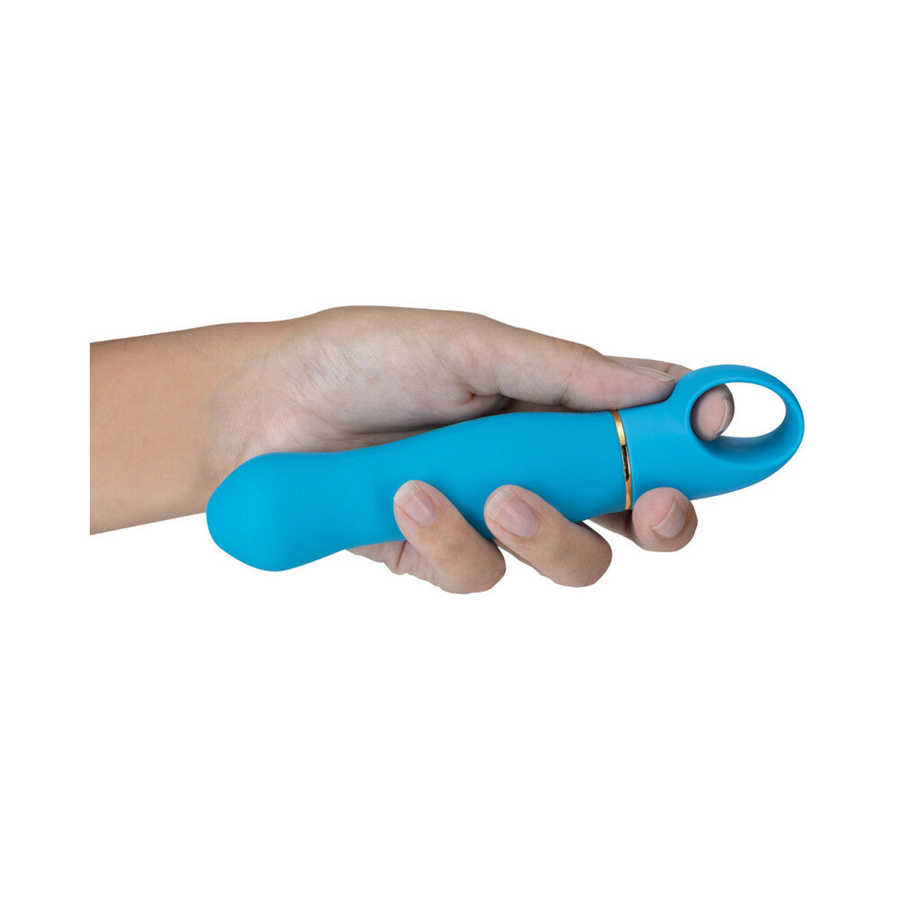 Aria Exciting AF Silicone Vibrator Blue - Fantasies Boutique