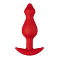 Forto F-78 Pointee Silicone Anal Plug Large Red