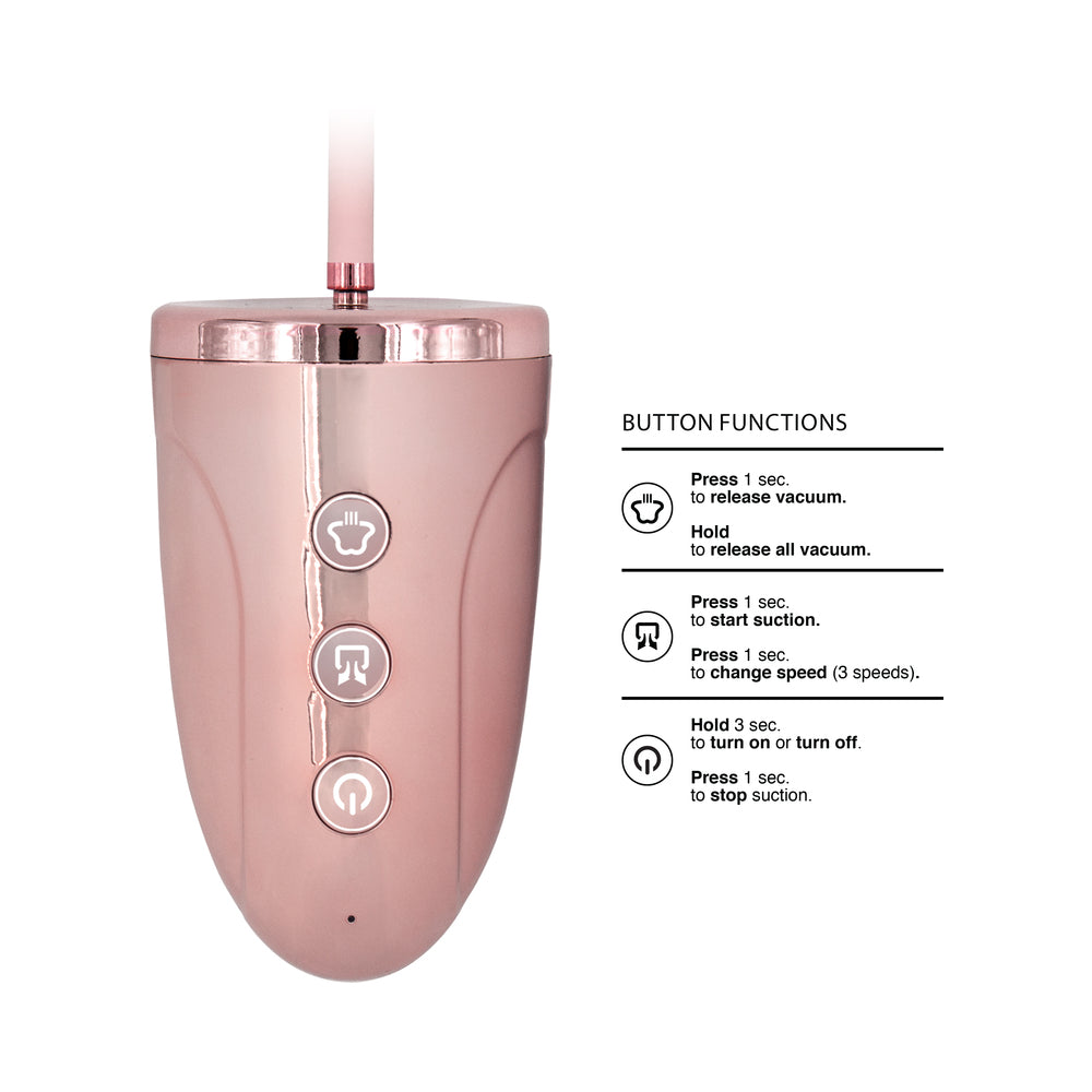 Pumped Rechargeable 3-Speed Pussy Pump Pink - Fantasies Boutique