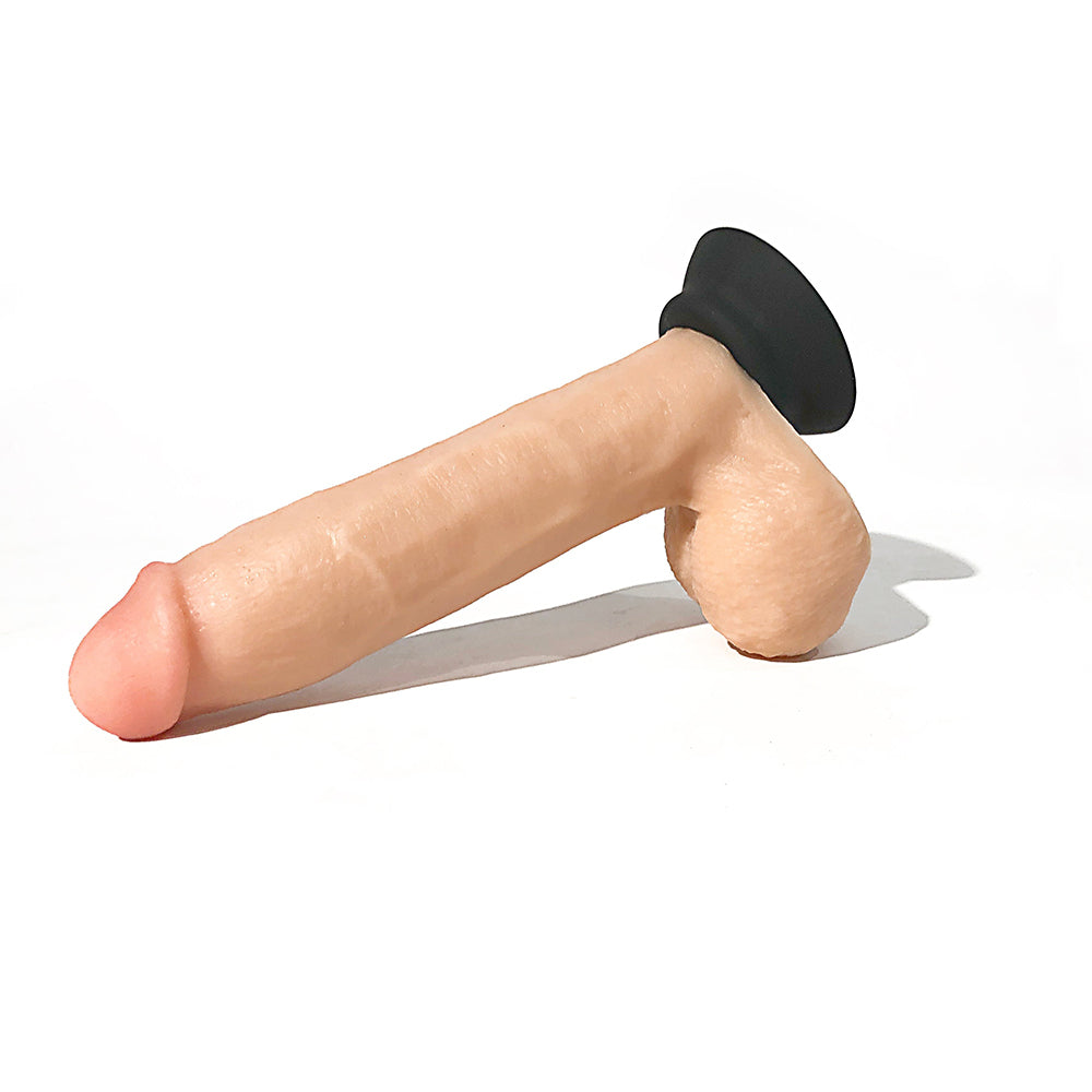 Rascal Rammer + Suction 7 in. Dildo with Handle and Suction Cup - Fantasies Boutique