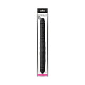 Colours Double Pleasure 12 in. Dual Ended Dildo Black - Fantasies Boutique
