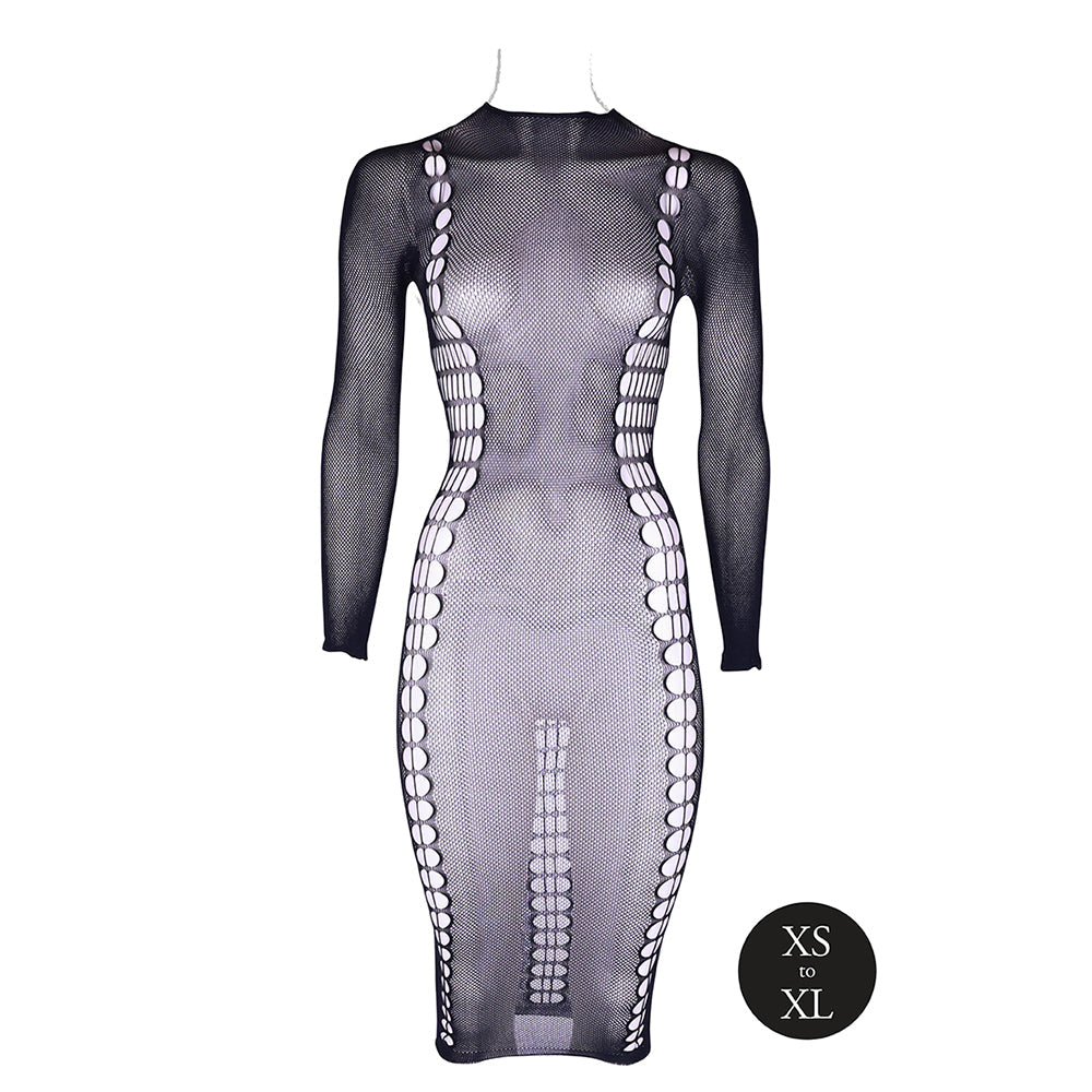 Le Desir Shade Carme XI Dress with Turtleneck Black O/S - Fantasies Boutique