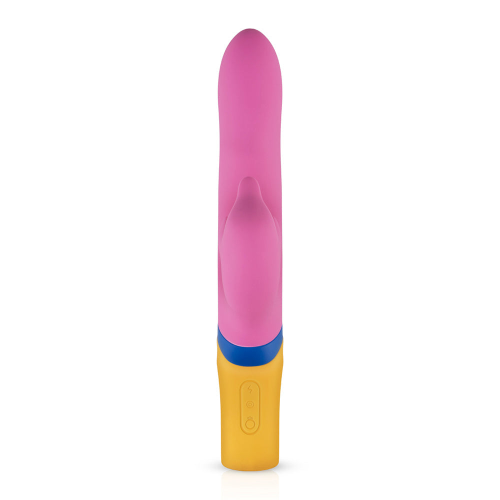 PMV20 Copy Dolphin Vibrator Silicone Pink - Fantasies Boutique