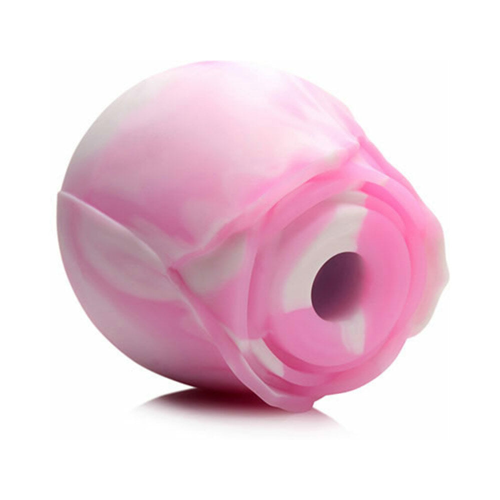 Curve Toys Gossip Cum Into Bloom Rechargeable Silicone Clitoral Stimulator Rose Dream Swirl - Fantasies Boutique