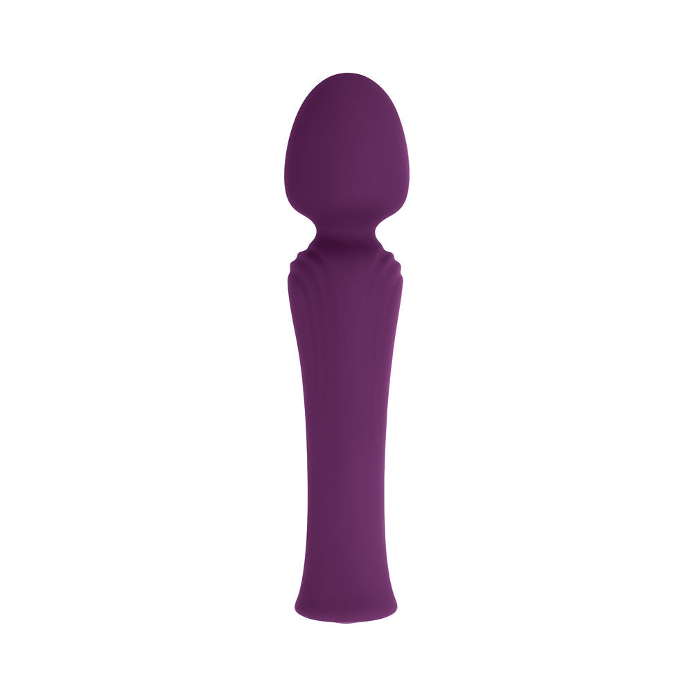 Evolved My Secret Wand Rechargeable Silicone Wand Vibrator Purple - Fantasies Boutique