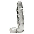 Realistic 8.5 in. Glass Dildo With Base Clear - Fantasies Boutique