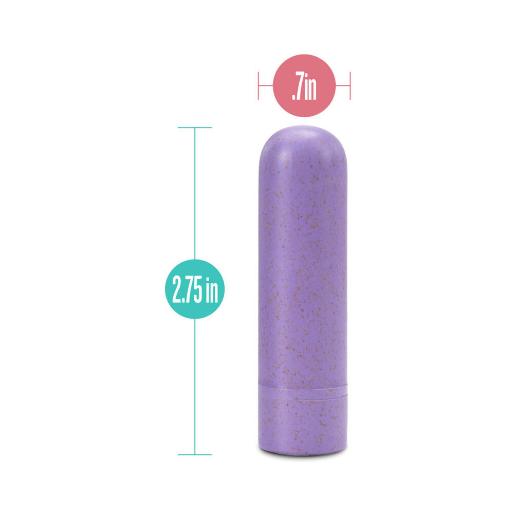 Blush Gaia Eco Rechargeable Bullet Vibrator Lilac - Fantasies Boutique