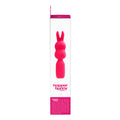 VeDO Hopper Bunny Rechargeable Silicone Mini Wand Vibrator Pink - Fantasies Boutique