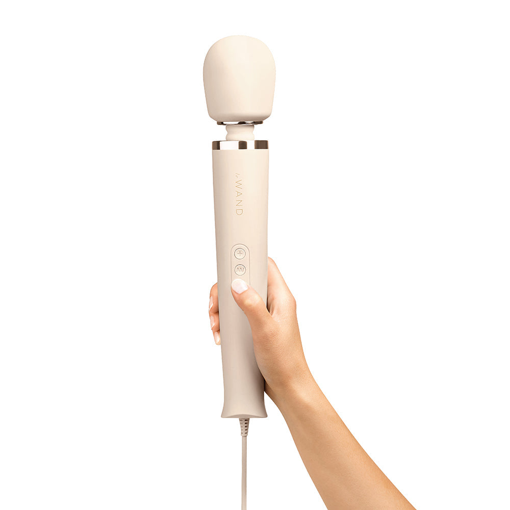 Le Wand Plug-In Vibrating Massager Cream - Fantasies Boutique