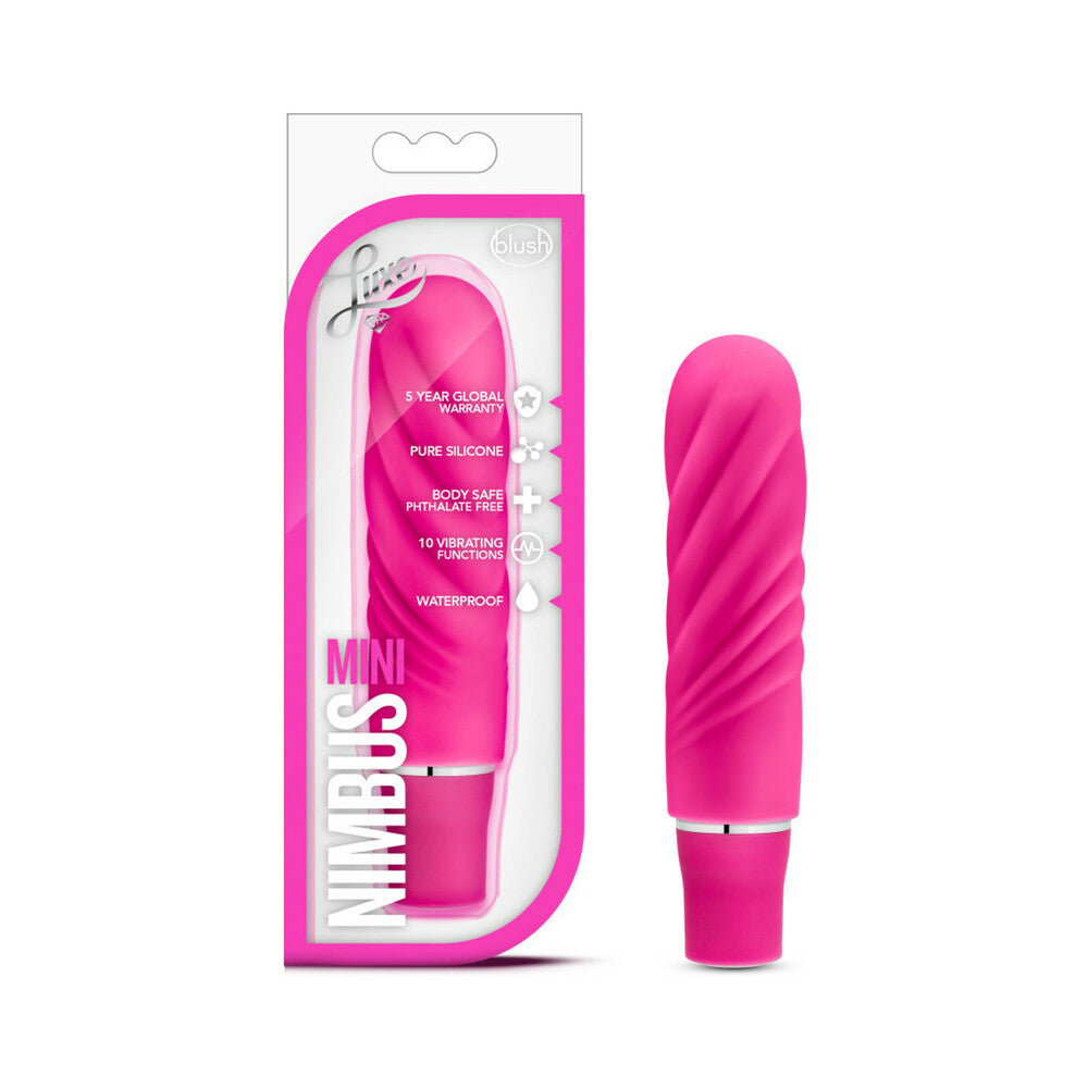 Blush Luxe Nimbus Mini Silicone Vibrator Pink - Fantasies Boutique